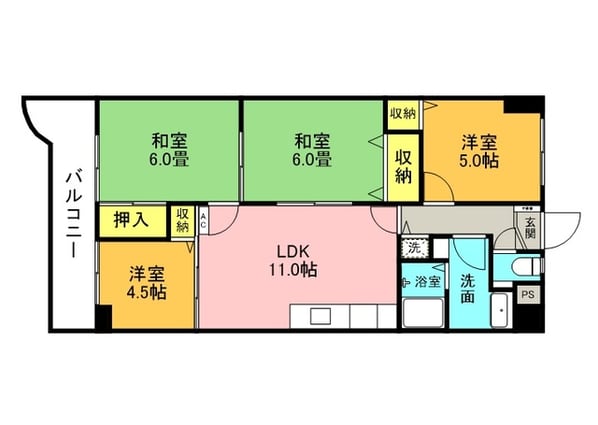 さくらマンション・の物件間取画像